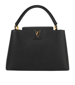 Large Capucines, Leather, Black, AH2127, DB, 2*